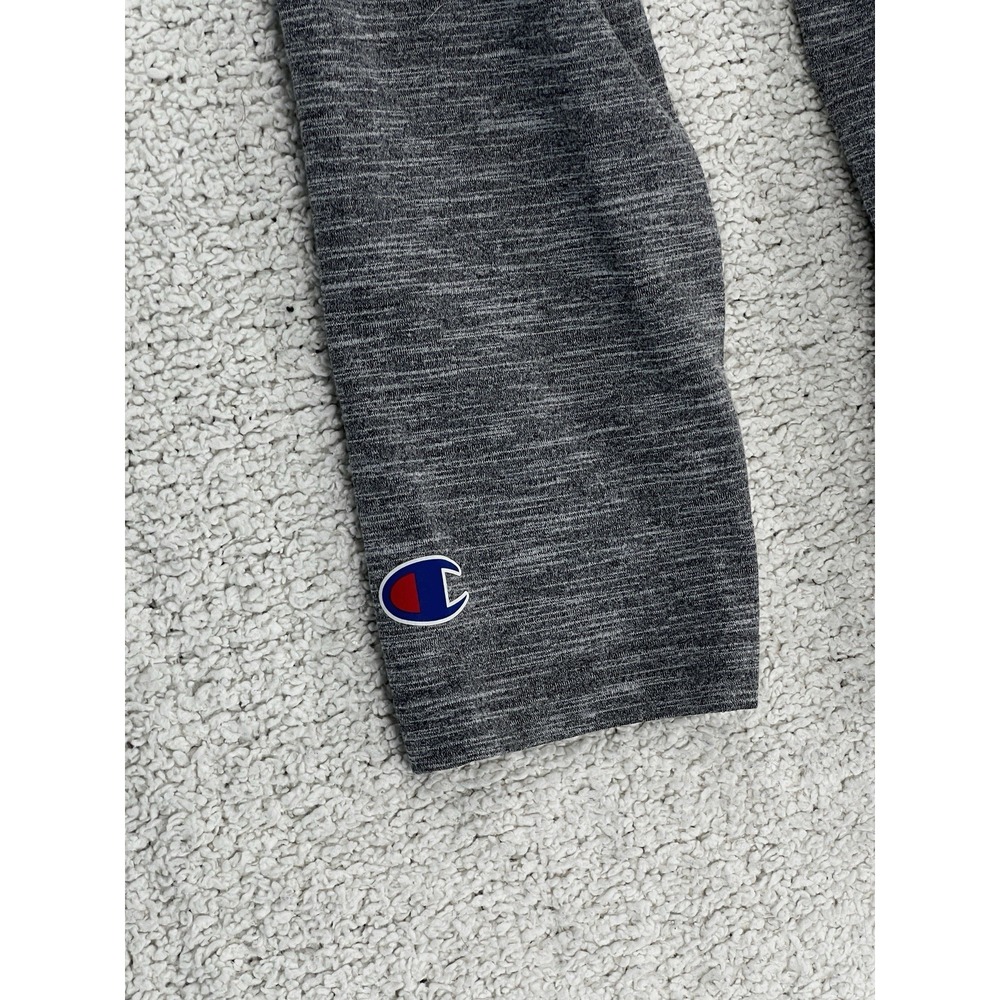 Champion Shirt Mens M Premier Lacrosse League PLL Quarter Zip Gray Long Sleeve - Picture 10 of 16